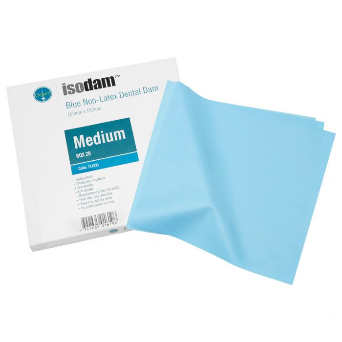 ongard-isodam-non-latex-dam-blue-medium-152mm-x-152mm